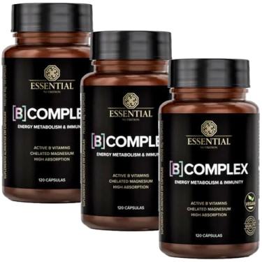 Imagem de Kit 3 B Complex Essential Nutrition - 120 Capsulas Sem Sabor