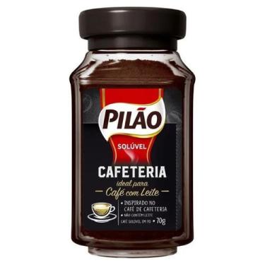 Imagem de Café Solúvel Pilão Cafeteria vidro 70g