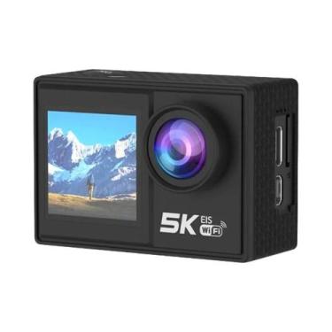 Imagem de Câmera De Ação À Prova D'água 5K 4K60FPS LCD De Toque Duplo EIS 170 gr