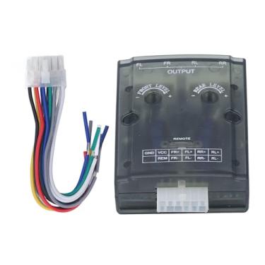 Imagem de Conversor de sinal de atraso de estéreo -voice para carro de 4 canais, amplificador de 12 V para CD player, adaptador de sinal de alta e baixa frequência