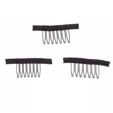 Imagem de Kit 12U Pente Para Touca De Confecção De Peruca Front Lace - C&C Shop