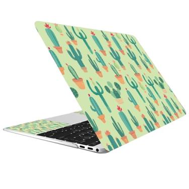 Imagem de CREATCABIN Adesivo para notebook de 15 × 10,6 polegadas Cactus Laptop Notebook Computer Sticker Decalque Universal Netbook Skin Cover Reutilizável Laptop Art Decalque Capa protetora não desbota fácil