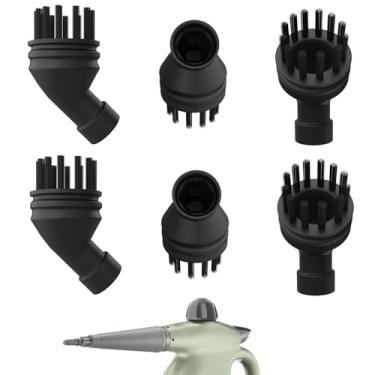 Imagem de Vykyntow Pacote com 6 escovas de substituição de limpador a vapor, acessórios de limpeza a vapor, peças compatíveis com Bissell Steam Shot/Vivibyan/STEAMBOT Steambot/LeArex/QUICTIGRY QUIC
