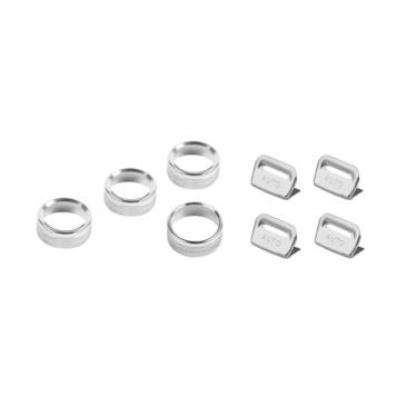 Imagem de CheroCar Capa de botão de interruptor de janela, capa de botão de farol, volume, rádio, ar condicionado, adequada para Jeep Wrangler JL JLU Gladiator JT 2018-2025, acessórios interiores de liga de