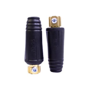 Imagem de Conector de Borracha Aeme para Cabo de Solda 70mm-95mm (Macho e Fêmea)