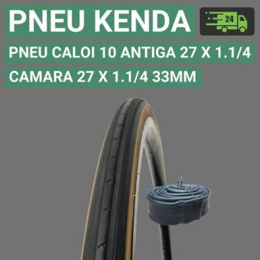 Imagem de Pneu Caloi 10 Pneu Faixa Bege Caloi 10 Monark 27x1 Kenda, Faixa bege 1
