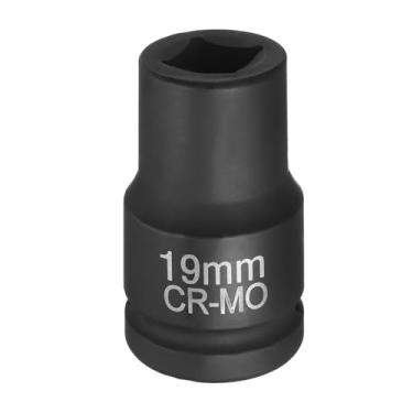 Imagem de HARFINGTON Soquete quadrado de 4 pontos, acionamento de 2,5 cm, soquete de impacto quadrado métrico CR-MO, luva de roda padrão, ferramenta pneumática para reparo de automóveis, manutenção mecânica