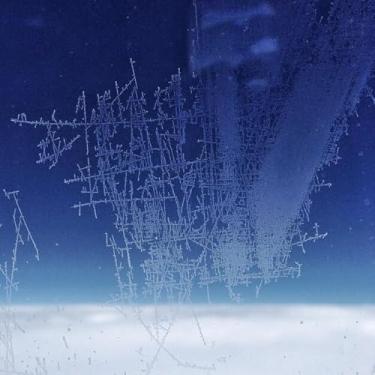 Imagem de Quadro Decorativo com Estampa Frost Airplane Window 50 x 50 Papel 3 unidades