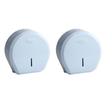 Imagem de Kit com 02 Dispensadores para Papel Higiênico Rolão - Nobre