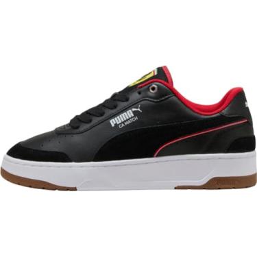 Imagem de PUMA Tênis masculino casual Scuderia Ferrari Ca Match com cadarço - preto, Preto/Preto/Branco, 38