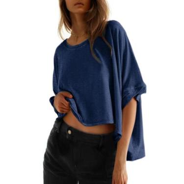 Imagem de Camisa Dokotoo Summer para mulheres plus size Crop Top 2025 Fashion