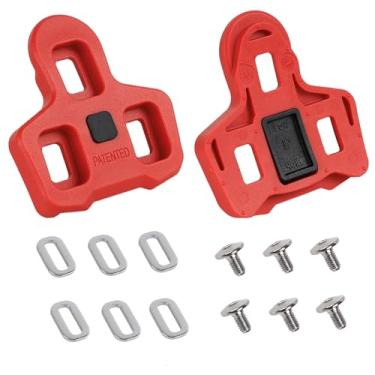 Imagem de CyclingDeal Compatível com Peloton Olhe Delta (9 Grau) Bicicleta Grampos - Indoor Cycling & Estrada da bicicleta Grampo Set - Totalmente Idêntico ou Compatível com Peloton Bicicletas Indoor pedais e sapatos