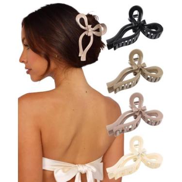 Imagem de Clipes de garra de cabelo CHLINS Bow Clipes de cabelo para mulheres 4 