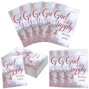 Imagem de Fullhawl 100 peças de boletins de igreja a granel boletins de adoração de Jesus Bíblia material de estudo escolar, Jesus Cristo veio ao mundo para salvar pecadores