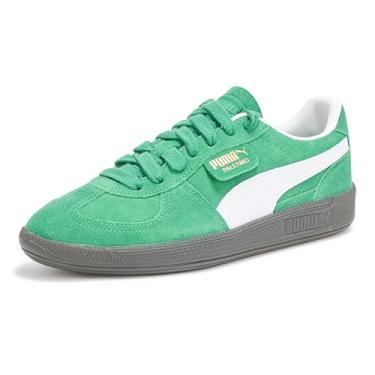 Imagem de PUMA Tênis infantil unissex Palermo (criança grande), Verde arquivo/branco PUMA, 21