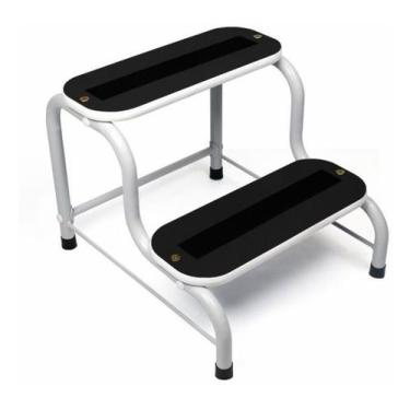 Imagem de Escadinha Auxiliar Escada 2 Degraus P/ Maca Estética Arktus, Branco