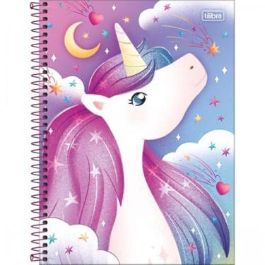Imagem de Caderno Blink! Unicórnio Universitário Espiral TILIBRA - 80 Folhas (1 Unicórnios)