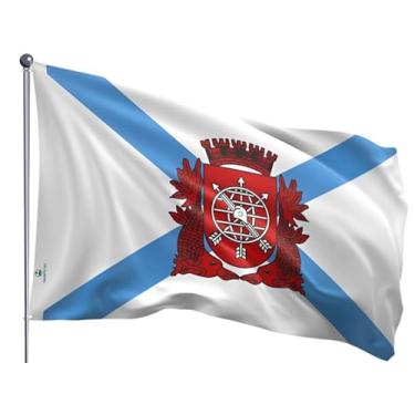 Imagem de Bandeira do município Rio de Janeiro Estampada dupla face - 0,70X1,00m