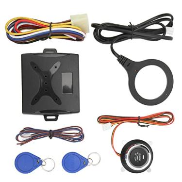 Imagem de KIMISS Push de Carro para Iniciar o Kit de Ignição - Smart Engine Stop Stop Buttonless Go System para Veículos Universais 12V