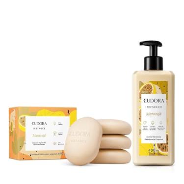 Imagem de Eudora Kit Instance Maracujá: Sabonete em Barra 4x80g + Loção Corporal 400ml