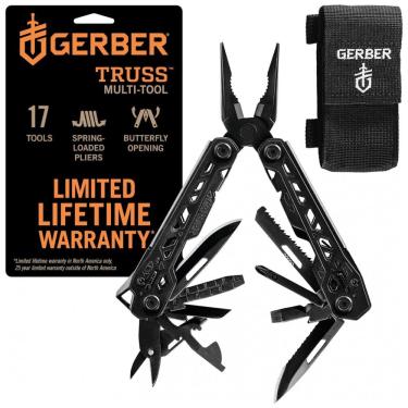Imagem de Alicate Multifuncional 17 Funções, Gerber Gear, Preto