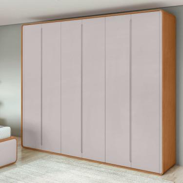 Imagem de Guarda Roupa Casal 6 Portas MDF Loop Lopas