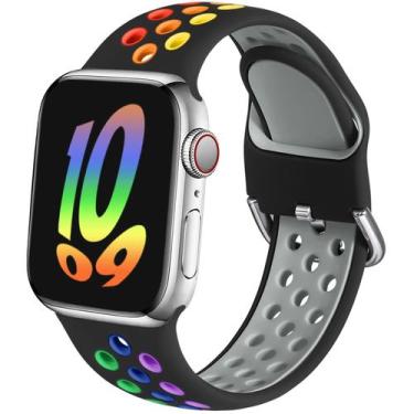 Imagem de Pulseira esportiva Muranne compatível com Apple Watch 38-49 mm