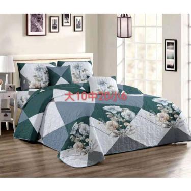 Imagem de Capa de verão de 2 lugares com flores de 230 cm x 250 cm com 2 almofadas