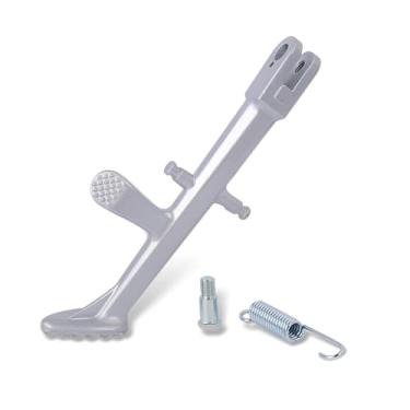 Imagem de Minho Suporte de bicicleta suja, suporte de motocicleta, suporte lateral vem com suporte de montagem em material de ferro compatível com a maioria das mini bicicletas de ciclomotor de scooter de 210