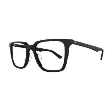 Imagem de Armação De Óculos Hb Ecobloc 0378 10103780243010 Preto Fosco, Preto, 5