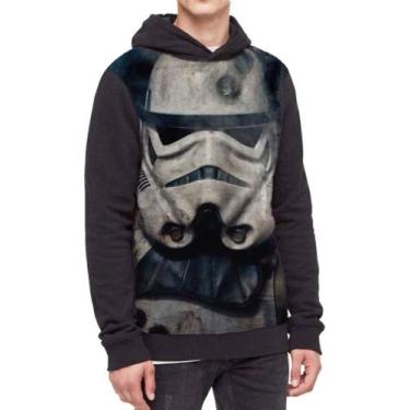 Imagem de Moletom Com Capuz Star Wars Stormtrooper Ref:223 - smoke, Preto, P