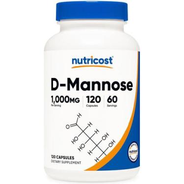 Imagem de D-Mannose 1,000 mg 120 Capsules Nutricost