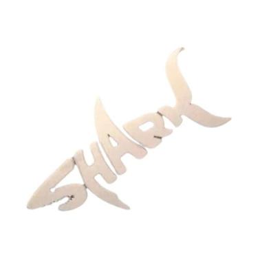 Imagem de Adesivo Refletivo Impermeável De Tubarão Para Carro, Decoração Proteto