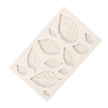 Imagem de Zerodis Molde de Fondant de Folhas Moldes de Pasta de Fondant e Goma para Decoração de Bolo Design Antiaderente Ideal para Chocolate e Açúcar Perfeito para Entusiastas de Panificação de Folhas de