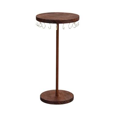 Imagem de Colaxi Porta-joias, expositor de joias, suporte para pulseiras, organizador de pulseiras com 12 ganchos para anéis e decoração de casa, 12x25.5cm