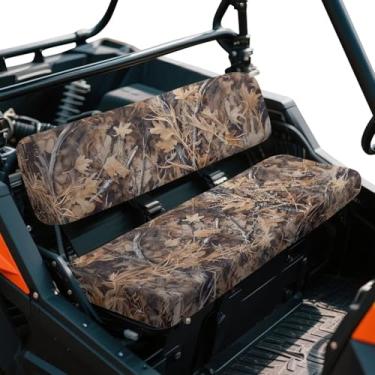 Imagem de SEANATIVE Capas de assento UTV Capas de assento antiderrapantes Ranger caça camuflagem impressão banco quatro rodas acessórios anti-riscos capa de assento de cachorro protetor adequado para Mule 3010