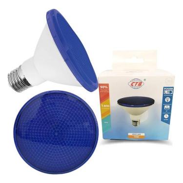 Imagem de Lâmpada Led Par30 10W Bivolt E27 Azul Decoração - CTB, Bivolt