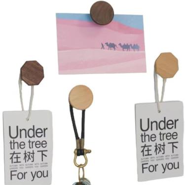 Imagem de Ganchos magnéticos resistentes para organização, ganchos de madeira versáteis e elegantes para pendurar ferramentas, cordas de mangueiras de jardim, utensílios de cozinha em armazéns, cruzeiros