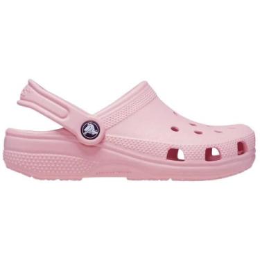 Imagem de Sandália Infantil Crocs Classic Clog T 206990-6ZW Rosa Claro, Rosa cla