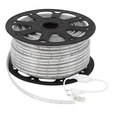 Imagem de 10 Metros Mangueira Led Fita Chata Bra Branco-Quente 110V 12