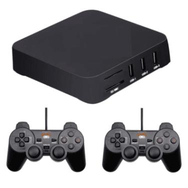 Imagem de Game Console Retro Super 3d Games Com 130 Mil Jogos Classicos Com 2 Controles