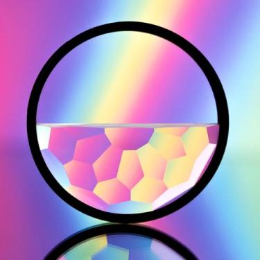 Imagem de Prism Lens FX Filtro FX de caleidoscópio dividido | Força total | Rosca circular de 82 mm | Combo de dioptria dividida e caleidoscópio | Meio foco, metade refratado | Design totalmente rotativo