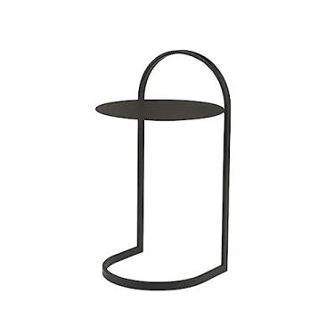 Imagem de Mesa lateral de metal, mesa de centro, mobília moderna para casa, sala de estar, sofá, mesa lateral, bandeja de TV, mesa de cabeceira