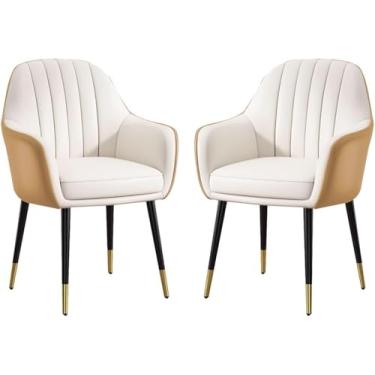 Imagem de EESCZVGBDX 2 peças modernas quarto casamento quarto varanda sofá cadeira penteadeira maquiagem cadeira sala de estar cadeiras cozinha couro cozinha jantar cadeiras