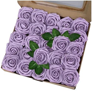 Imagem de Casa Pc Dia Buquê Simulação Casamento Falso Festival Presente Ilustração Flor dos Namorados 25 Espuma DIY Caixa Decoração de Rosa Decoração Diária Rosa Rosa Quente Flores Artificiais (Cor: