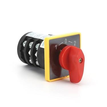 Imagem de HZ5B-10/B005.3 10A 3 polos 12 parafusos comutadores de inversão momentânea interruptor de combinação de reposição 3 posições