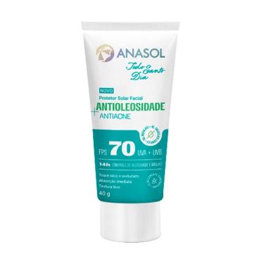 Imagem de Protetor Solar Facial Anasol Antioleosidade e Atiacne FPS 70 40g