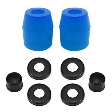 Imagem de Kit de Reconstrução Truck Longboard Skateboard com Buches Arruelas e Copo Pivô para 2 Trucks