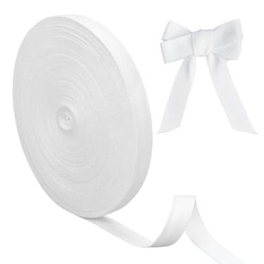 Imagem de NBEADS 50 metros de correias de algodão, tiras de poliéster de 2,5 cm de largura para bolsas, alças de costura, fita de sarja para sacolas, alça de bolsa, pano de costura faça você mesmo, embrulho de