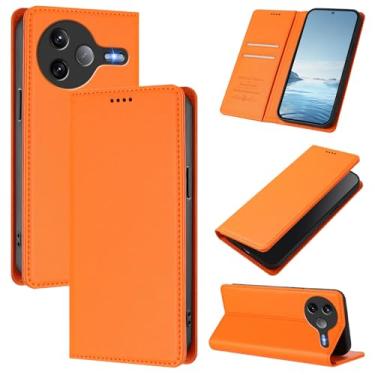 Imagem de Capa carteira fina para Xiaomi Poco F7 Ultra 5G com capa flip magnética, compartimentos para cartões e suporte, bloqueio RFID, compatível com carregamento sem fio, capa protetora à prova de choque